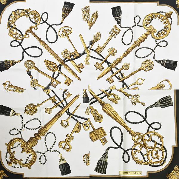 HERMES（エルメス） スカーフ レディース カレ90 LES CLES THE KEYS