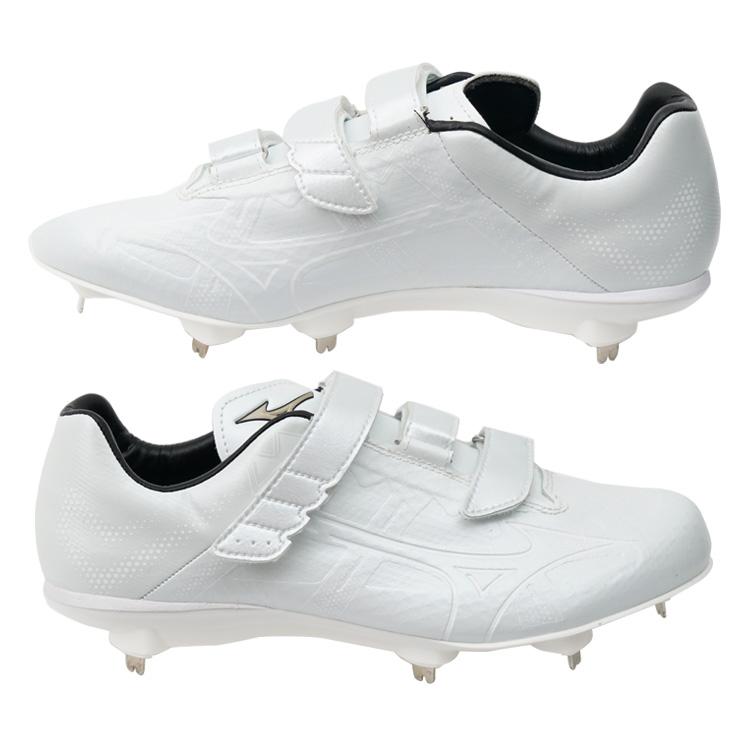 MIZUNO（ミズノ） 野球 白スパイク ライトレボエリート2 ワイド BLT