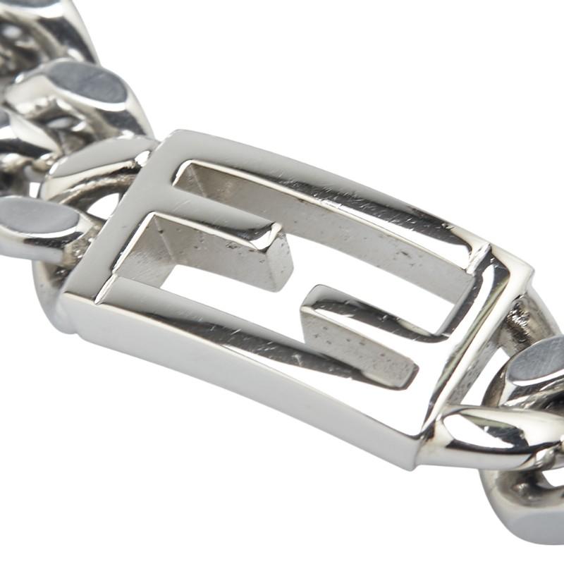 FENDI（フェンディ） バゲット チェーン ブレスレット サイズ：XS