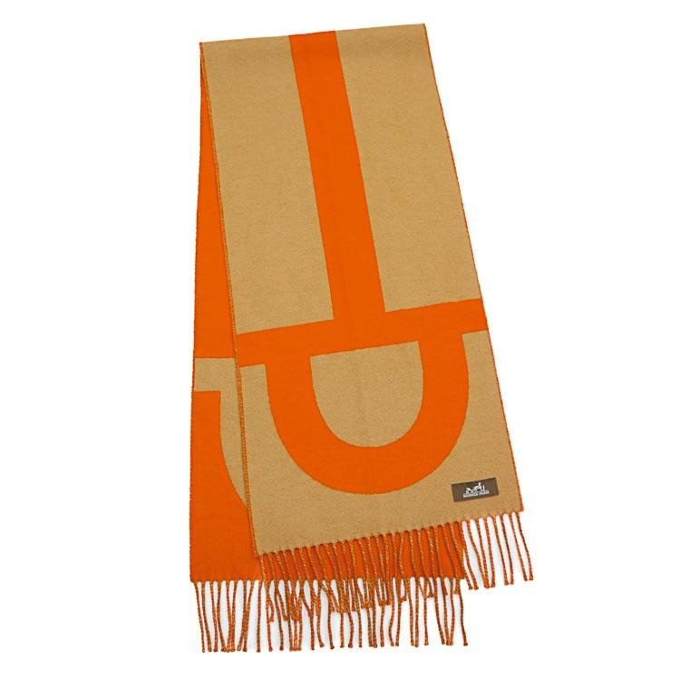 HERMES（エルメス） 【美品】HERMES マフラー Casaque Grand Mors