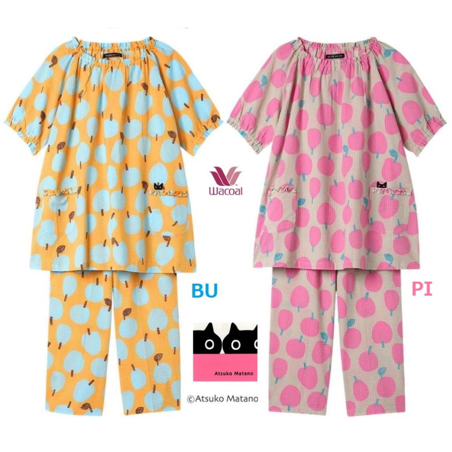 WACOAL（ワコール） レディースパジャマ マタノアツコ半袖長パンツ