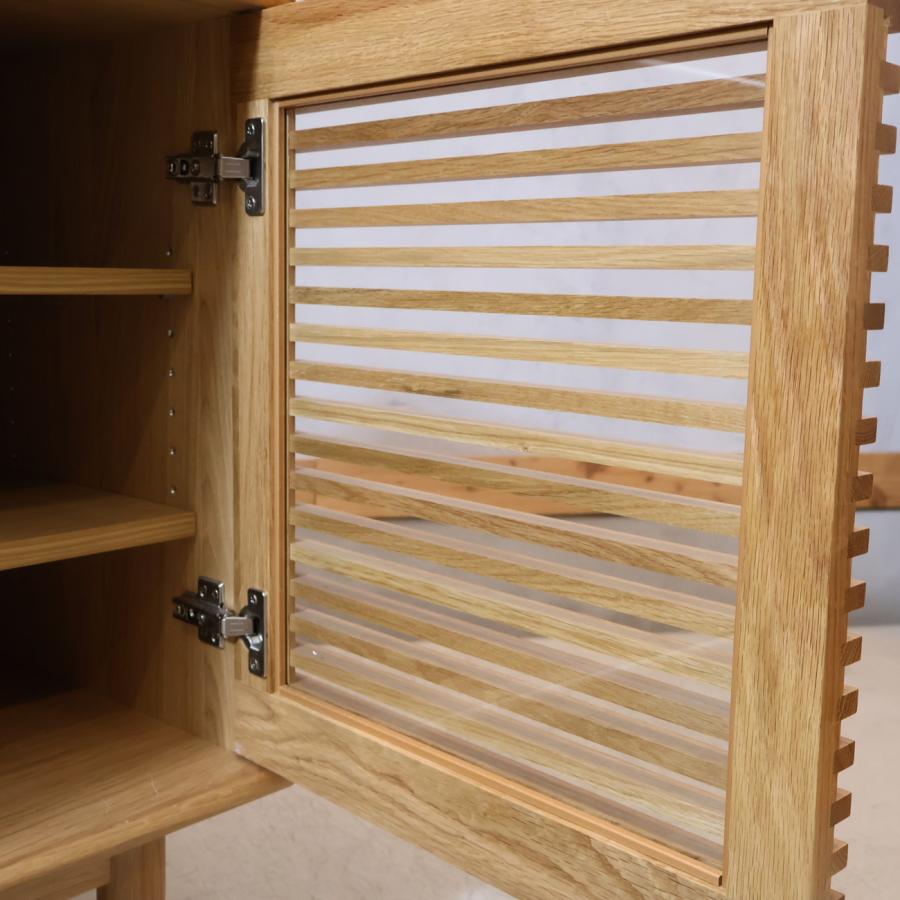 unico ウニコ SOLK ソルク オーク材 キャビネット サイドボード 収納