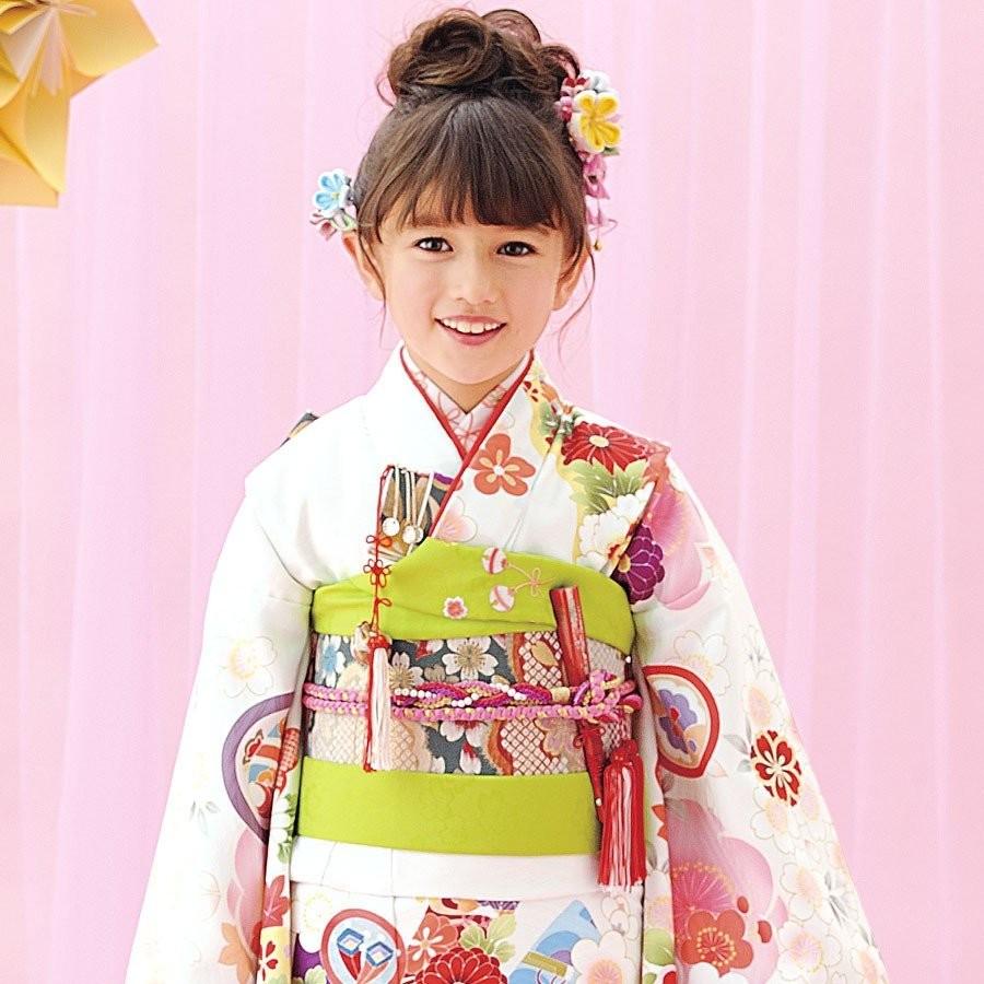 NISHIORI 式部浪漫 レンタル商品 7歳の七五三 女の子 四つ身 着物 帯