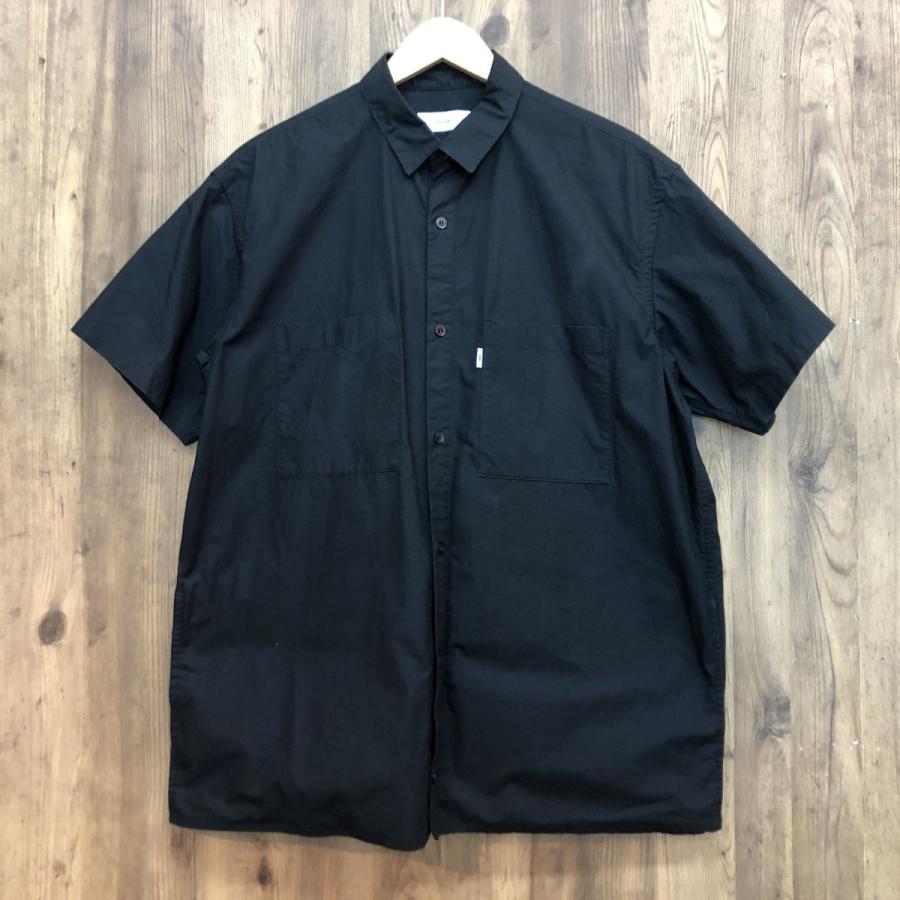 Graphpaper グラフペーパー シャツ 黒 BLACK GM182-50080B サイズ2