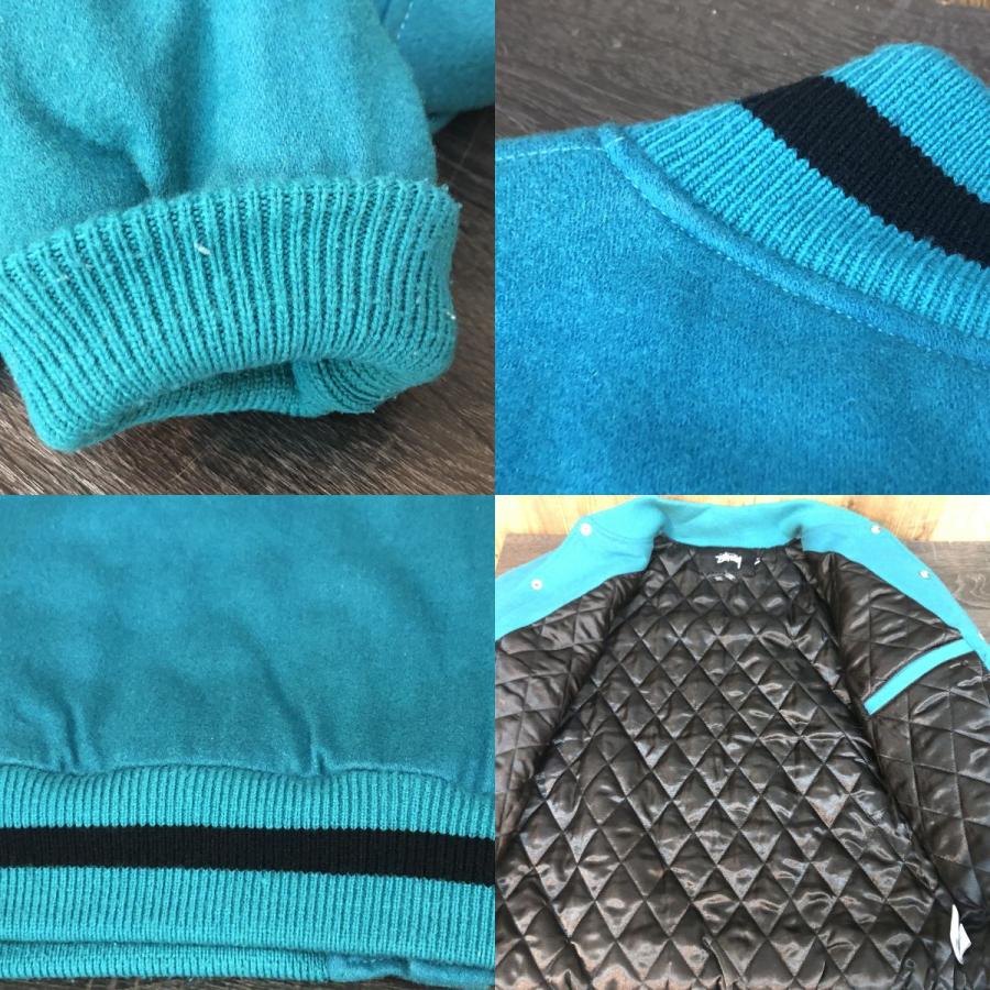 old STUSSY オールド ステューシー スタジャン ジャケット S ※中古
