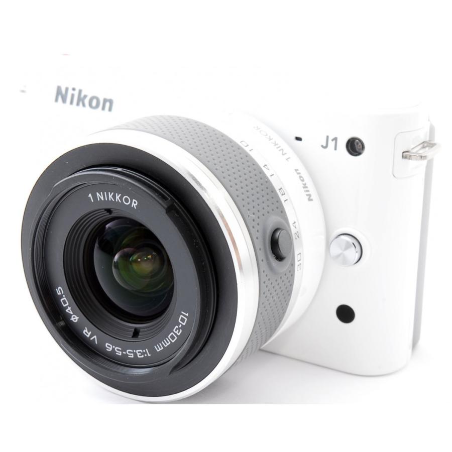 ニコンワン ミラーレス一眼 ニコン Nikon 1 J1 ホワイト レンズキット