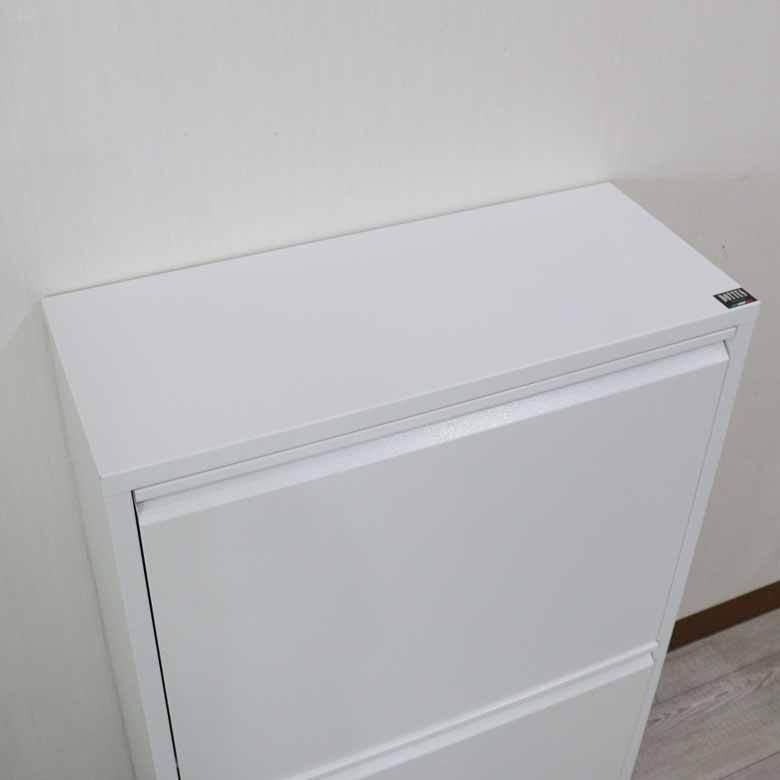 ダストボックス イタリア アイアン DOTTUS 4杯/2段 カラフル ゴミ箱