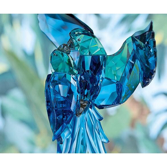 SWAROVSKI（スワロフスキー） オウム (ブルー) 鳥 5136775 置物