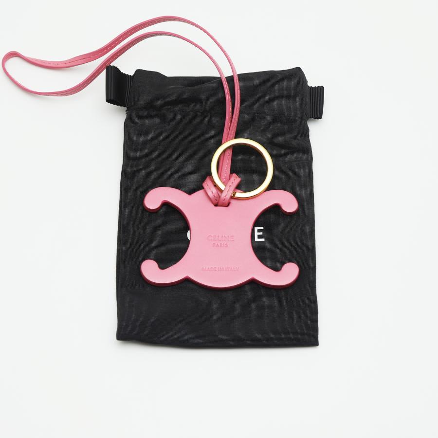 CELINE（セリーヌ） 中古品 トリオンフ キーリング チャーム スムース