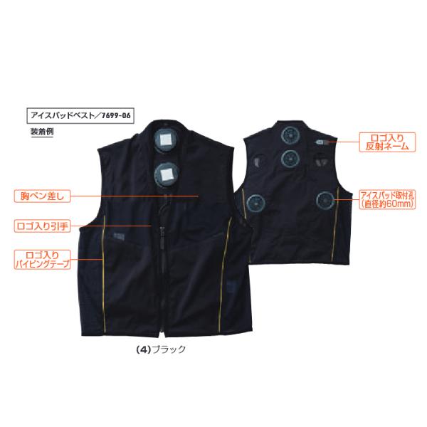 SOWA（ソーワ） アイスパッド ベストセット 13209 ペルチェ仕様 S