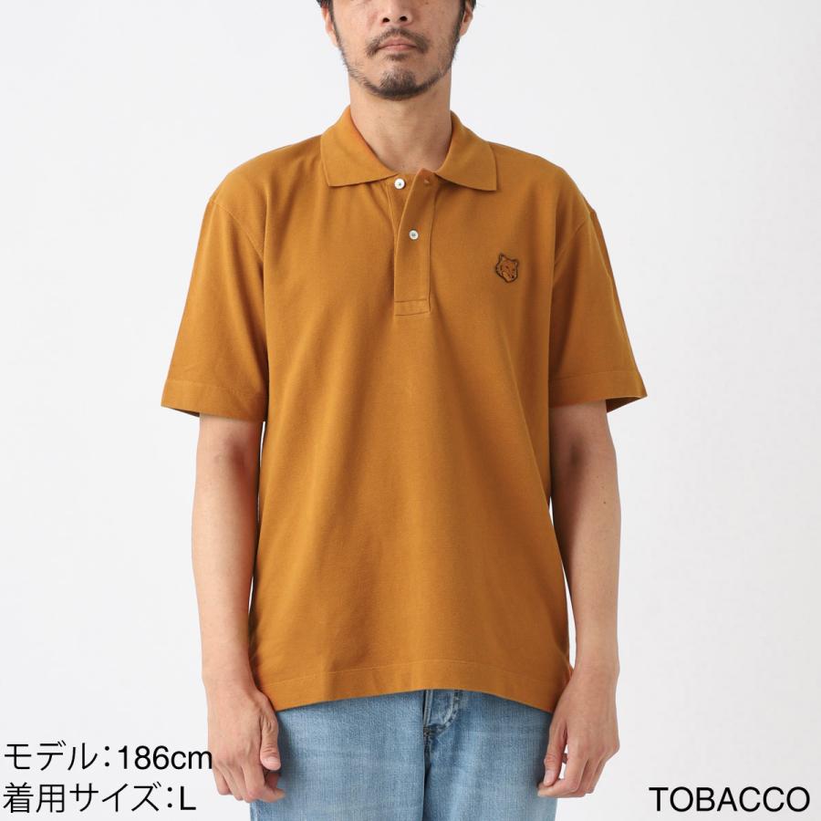 MAISON KITSUNE（メゾン キツネ） ポロシャツ BOLD FOX HEAD PATCH