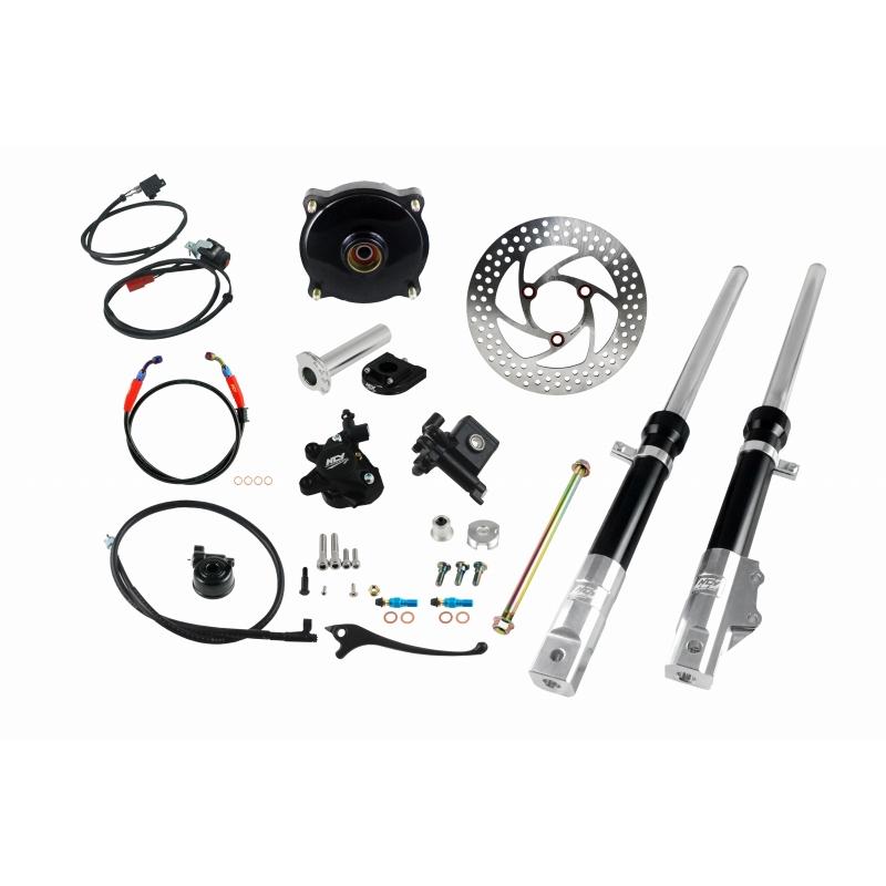 NCY製エイプ50/100用ディスク化フロントフォークキット : ミニモト公式