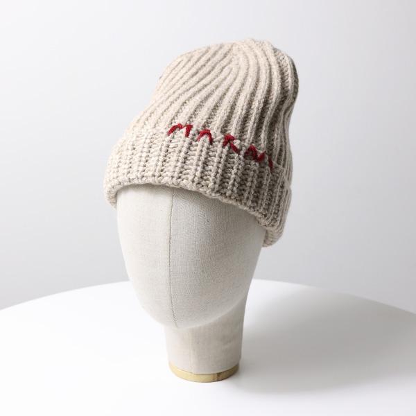 MARNI（マルニ） Virgin Wool Beanie ビーニー ニット帽 ニット