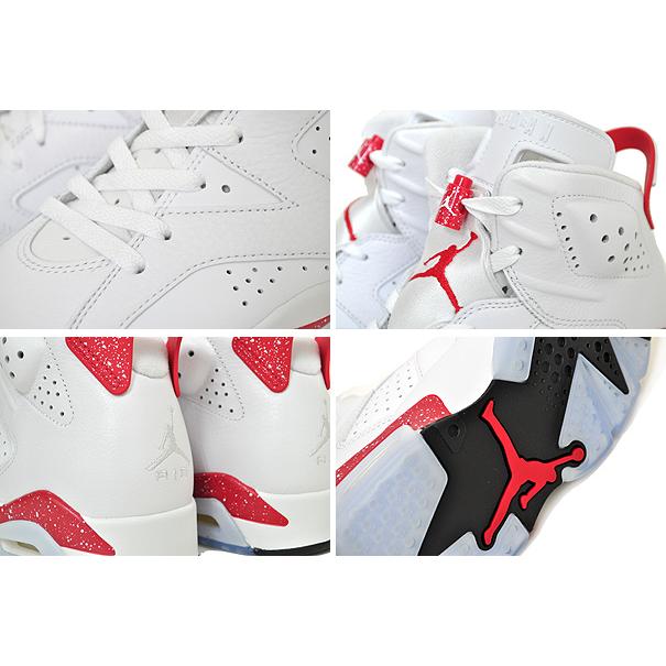 エア ジョーダン 6 NIKE AIR JORDAN RETRO RED OREO white/university