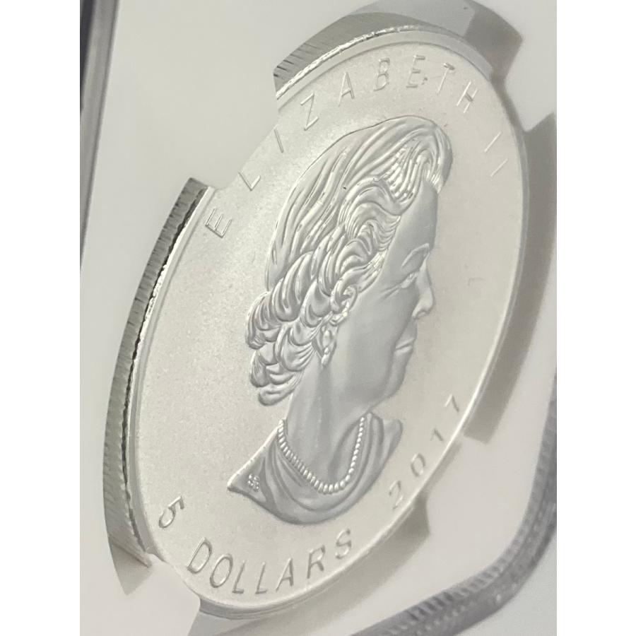 メイプルリーフ 1オンス 銀貨 エリザベス2世 2021年 ランダム 2017年