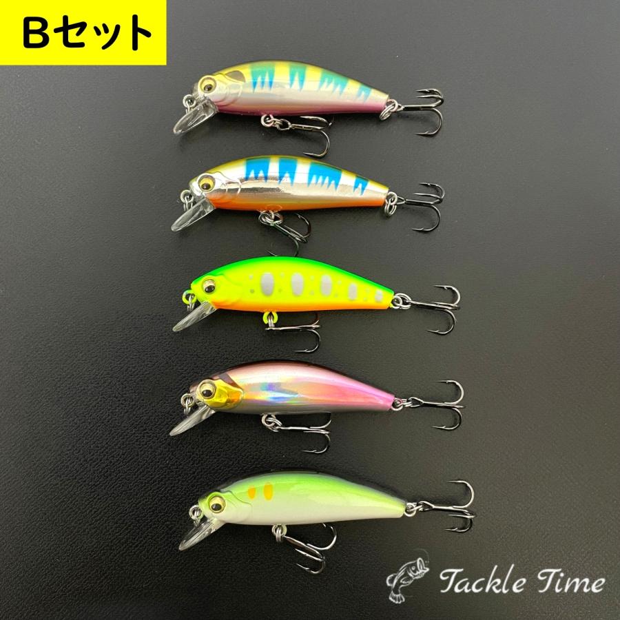 トラウトルアー ミノー 渓流ルアー シンキングミノー セット 6.5g