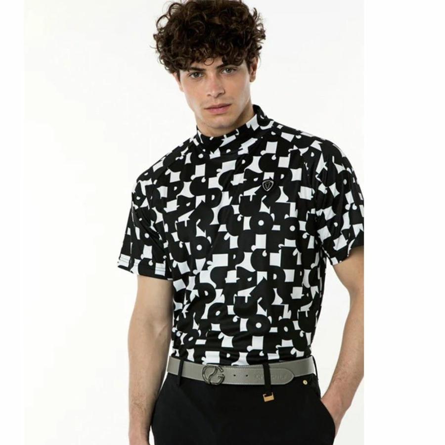 CPG GOLF メンズ ゴルフ 半袖 モックネック トップス カットソー CPG