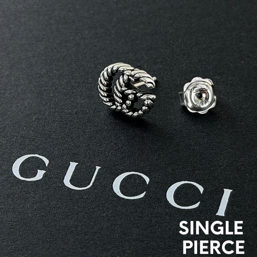 GUCCI（グッチ） ピアス 片耳 インターロッキングG シルバー925