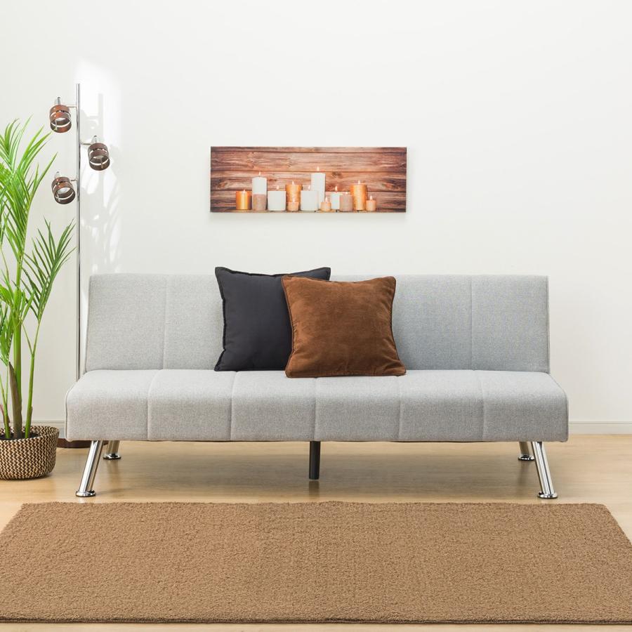 ニトリ（NITORI） ソファー ソファ 圧迫感がないアームレスソファ