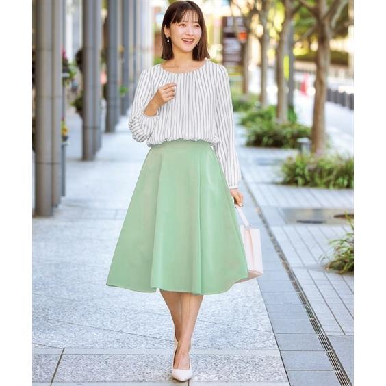 ニッセン（nissen） スカート ひざ丈 レディース ダブルクロス6枚