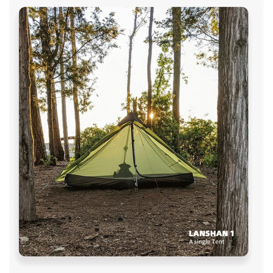 国内配送【3F UL Gear】3シーズン グランドシート付【3色】 Lanshan1