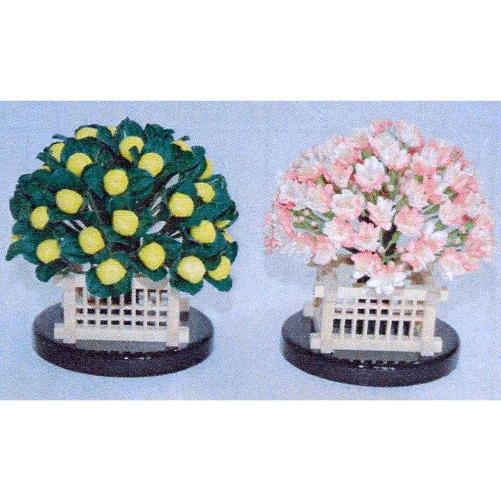 雛まつり☆御花単品☆桜橘まり藁木8号(高さ13cm)☆京都御所に