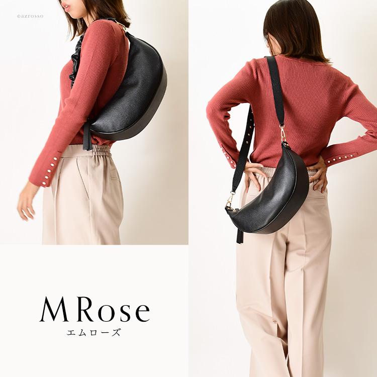 本革 ラウンド ショルダーバック レディース イタリア製 ショルダー