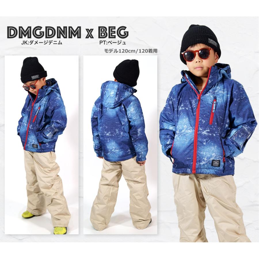 masa DC スキーウェア 子ども用 上下セット スキーウェア キッズ 上下