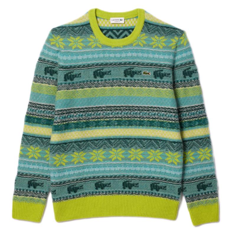 LACOSTE（ラコステ） サスティナブルフェアアイルニットセーター