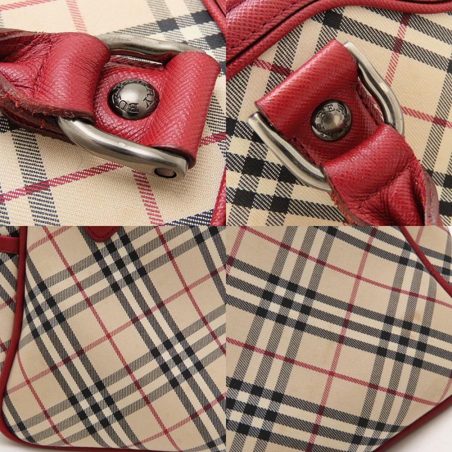 BURBERRY（バーバリー） ハンドバッグ ノバチェック キャンバスxレザー