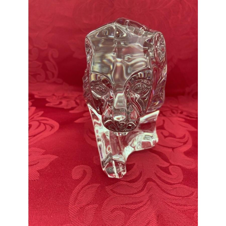 バカラ（Baccarat） ライオン フィギュリン クリスタル