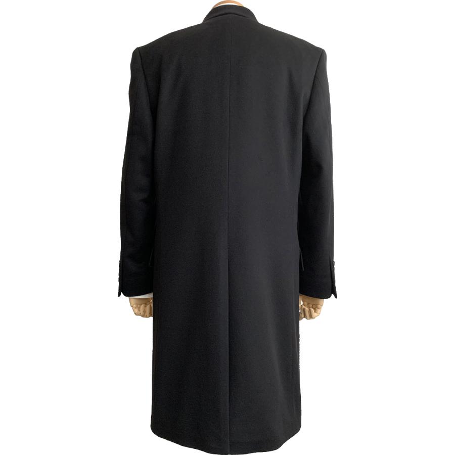 ZEGNA（ゼニア） チェスターコート ダブル ロング カシミヤ100％ 黒