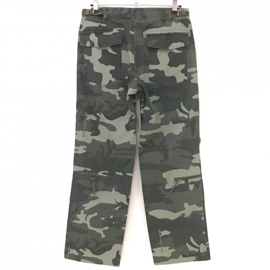 PEARLY GATES（パーリーゲイツ） パンツ グレー×モスグリーン 迷彩