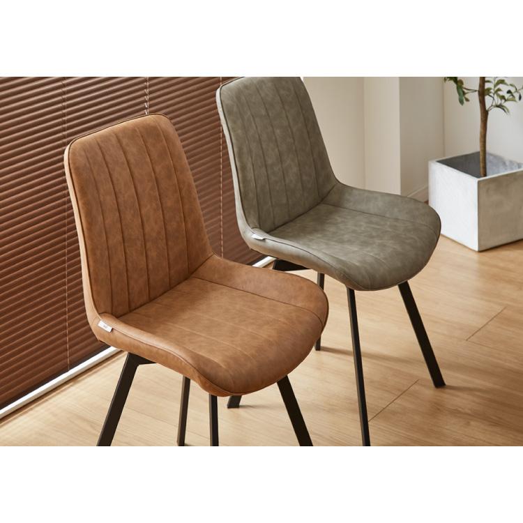 ダイニングチェア 回転式 2脚セット 回転ダイニングチェア 2脚