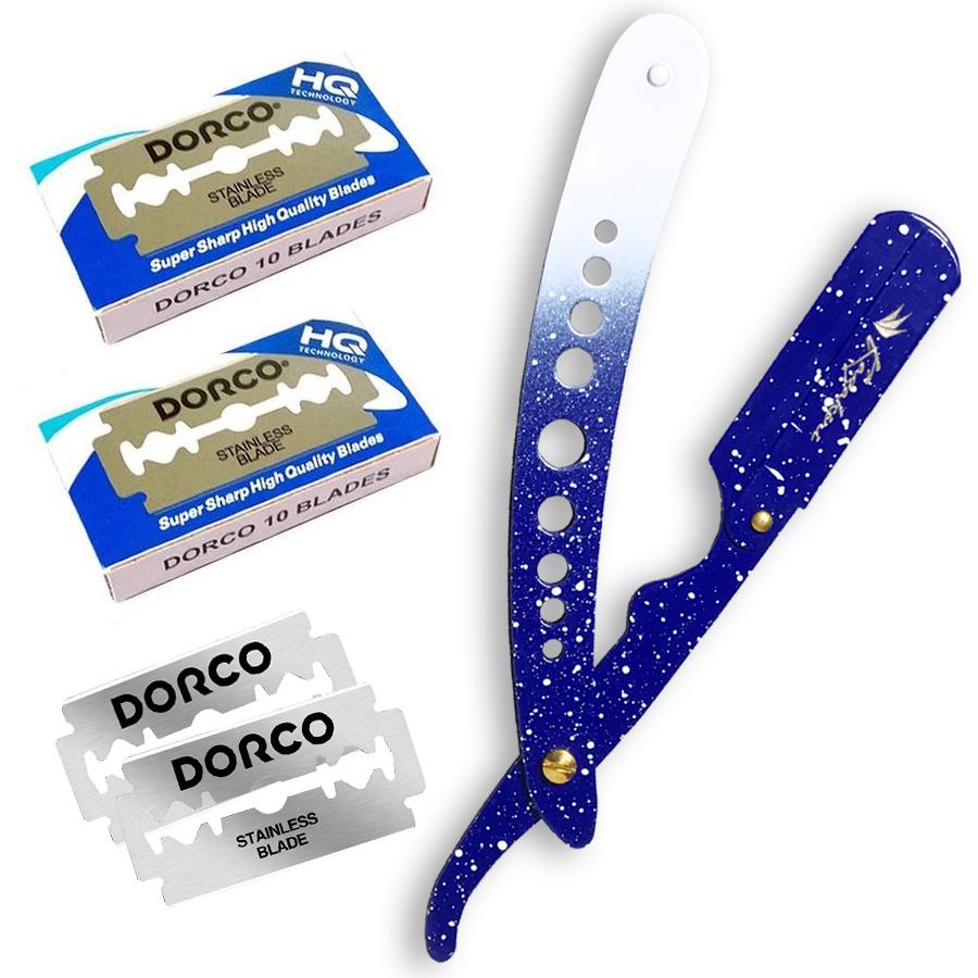 プロ理容師監修 カミソリ メンズ 替刃40刃付き Kazakiri プラネット