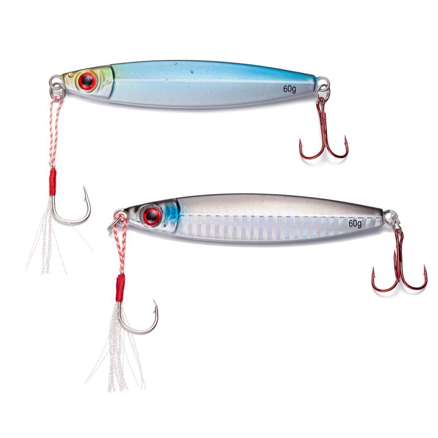 オルルド釣具 メタルジグ 8色セット 20g 30g 40g 60g 80g レッドアイ