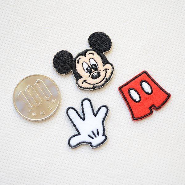 Disney（ディズニー） ミッキー ワッペン ミッキーマウス アイロン
