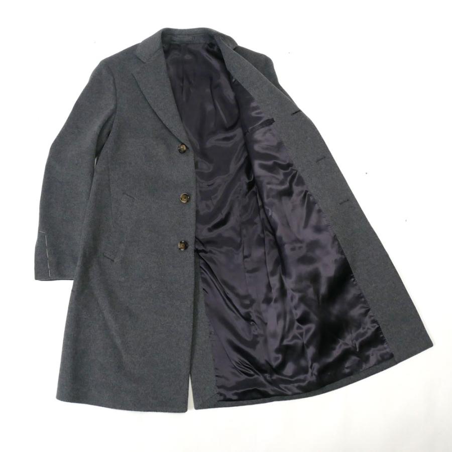 LARDINI（ラルディーニ） メンズ ウール チェスターコート グレー