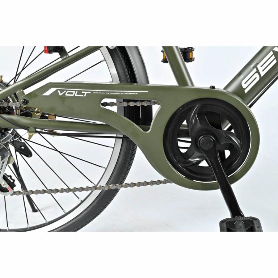 24インチ 身長125〜140cm 子供用自転車 セブンズ・ボルト フラット