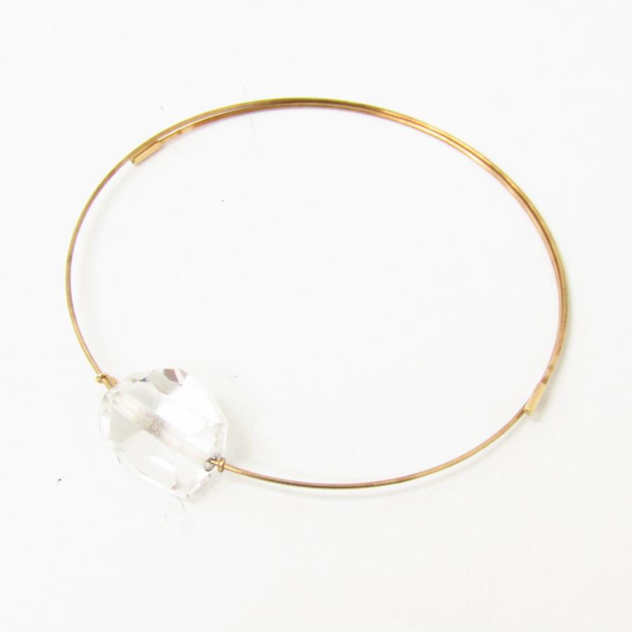 agete（アガット） バングル ブレスレット K10 金 ゴールド 約2.0g