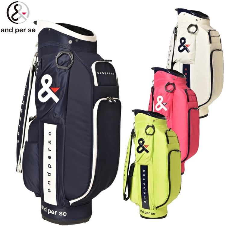 and per se（アンパスィ） ゴルフ 9.0型 キャディバッグ AUS7305
