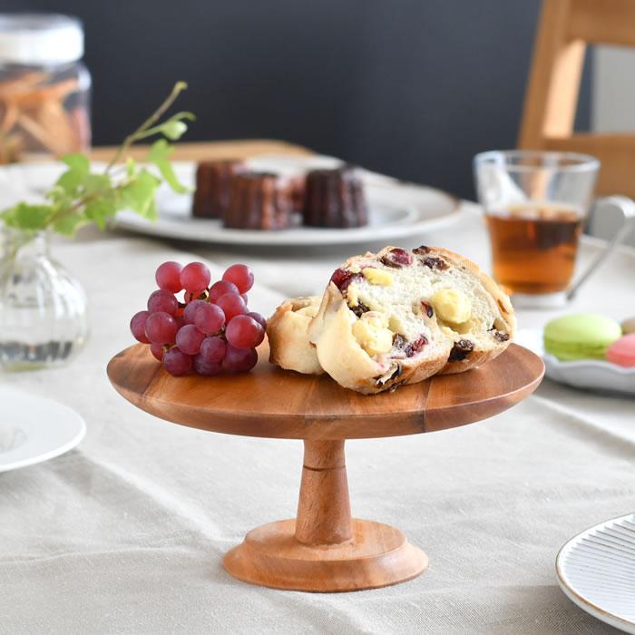 creer クレエ ナインマーケ マホガニー ケーキスタンド M 木