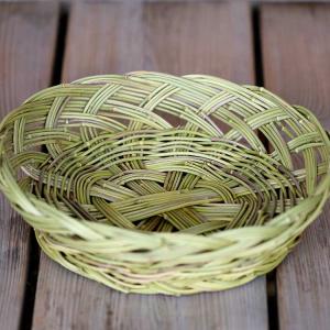 虎竹洗濯籠（特大） 日本唯一の虎竹で 昔懐かしい洗濯籠を復刻 高足付