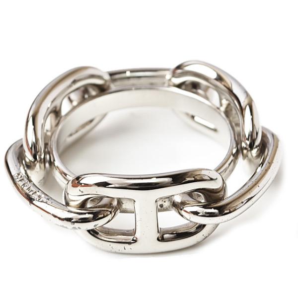 えびえび様 エルメス HERMES スカーフリング シェーヌダンクル