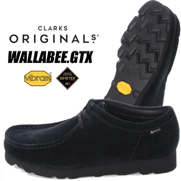 Clarks（クラークス） CLARKS WALLABEE GORE-TEX BLACK SUEDE 26149449