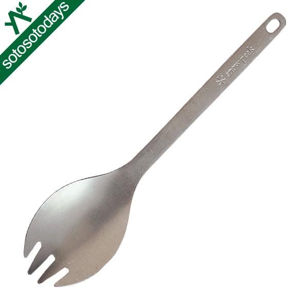 snow peak（スノーピーク） チタン先割れスプーン SCT-004 アウトドア