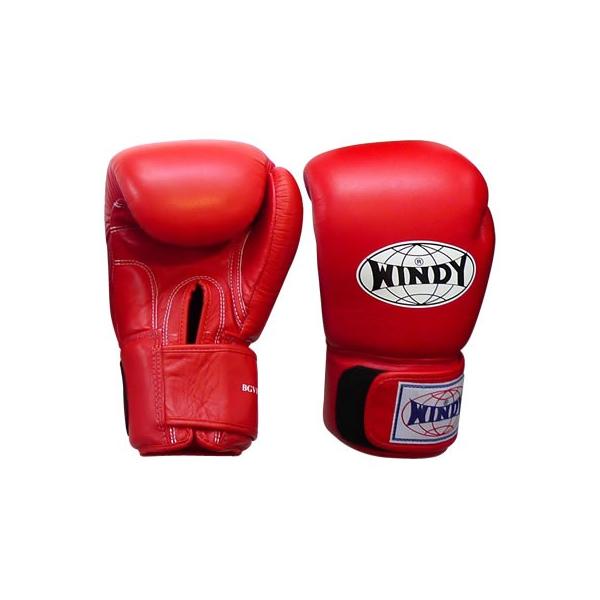 WINDY ウィンディ トレーニンググローブ／ペア BGVH 14oz 赤 : NTS