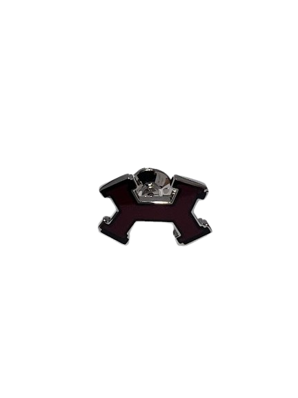 HERMES エルメス ﾋﾟﾝﾌﾞﾛｰﾁ ｽﾄﾘｰﾄH ファッション・衣類 シルバーメッキ