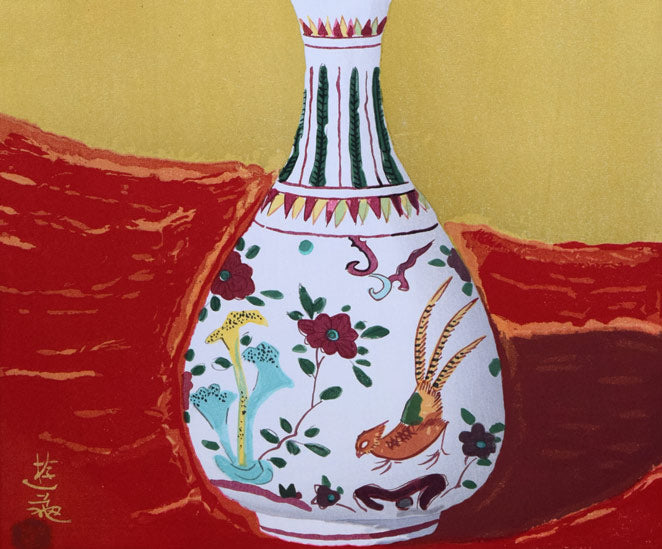 小倉遊亀「梅」木版画 絵画買取・販売の小竹美術