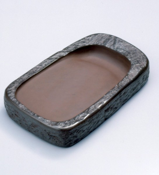 ⭕️赤間硯 新品美品 柳猛作 柳井赤間硯製作所 共蓋付き 工藝 3.5kg超